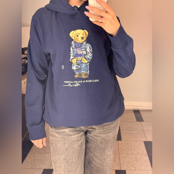 Ralph Lauren men hoodie with bear